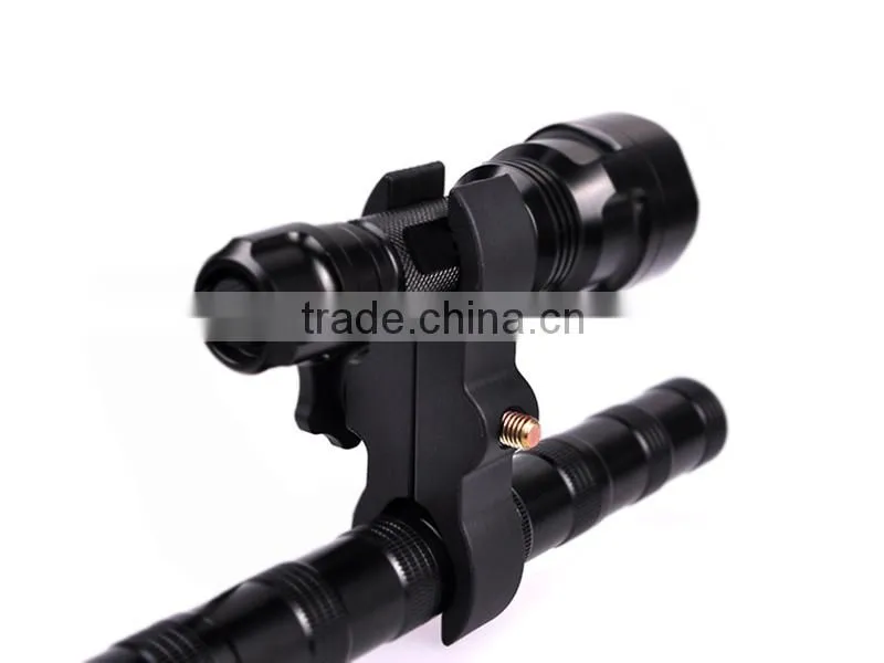 2x25mm Wholesale Hunting Torch Light Flashlight Gun Mount