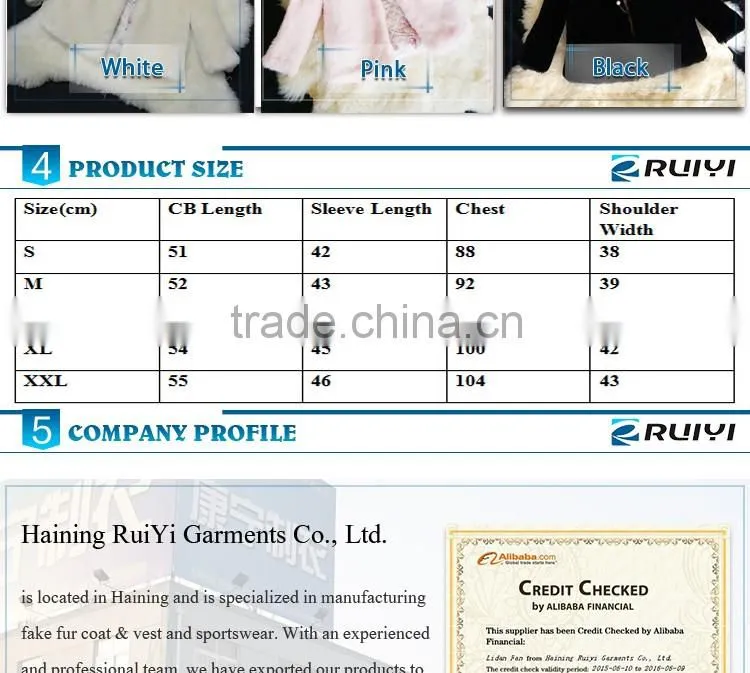 latest fashion women clothing winter imitation fur coat