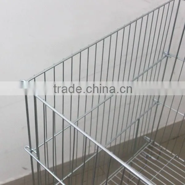 High quality Folding Wire Dump Basket Bin