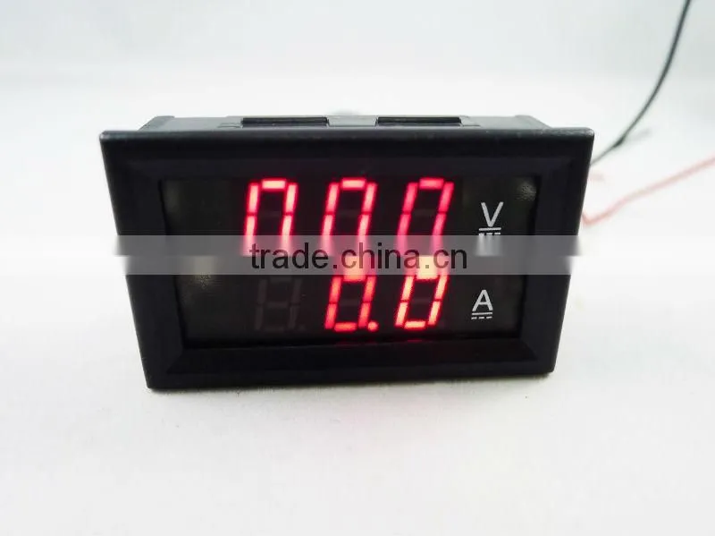 DC100V 100A red color Digital Voltage Current Meter