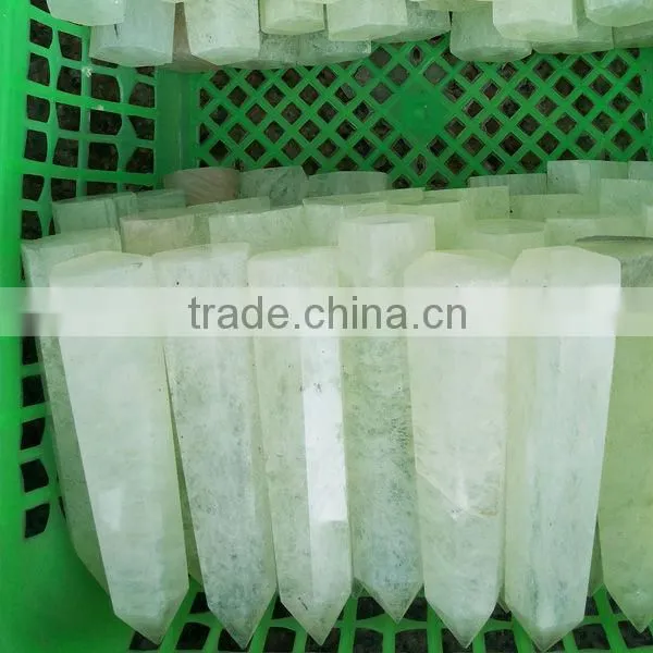 Milky Crystal Point Column