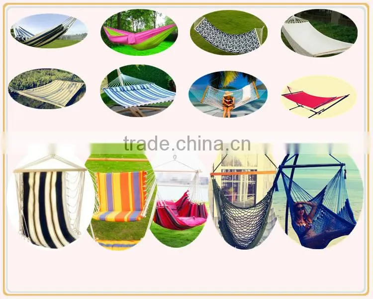 Outdoor Leisure Tan Rope Round Hammock