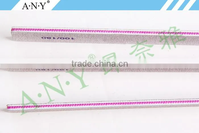Professional Nail Art Manicure Tools White Color Paper Nailf File Wide Shape