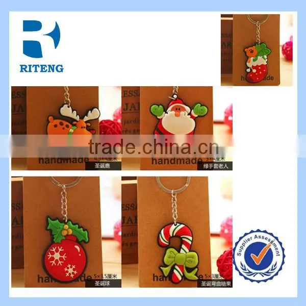 promotional silicone key chain ring for ball design