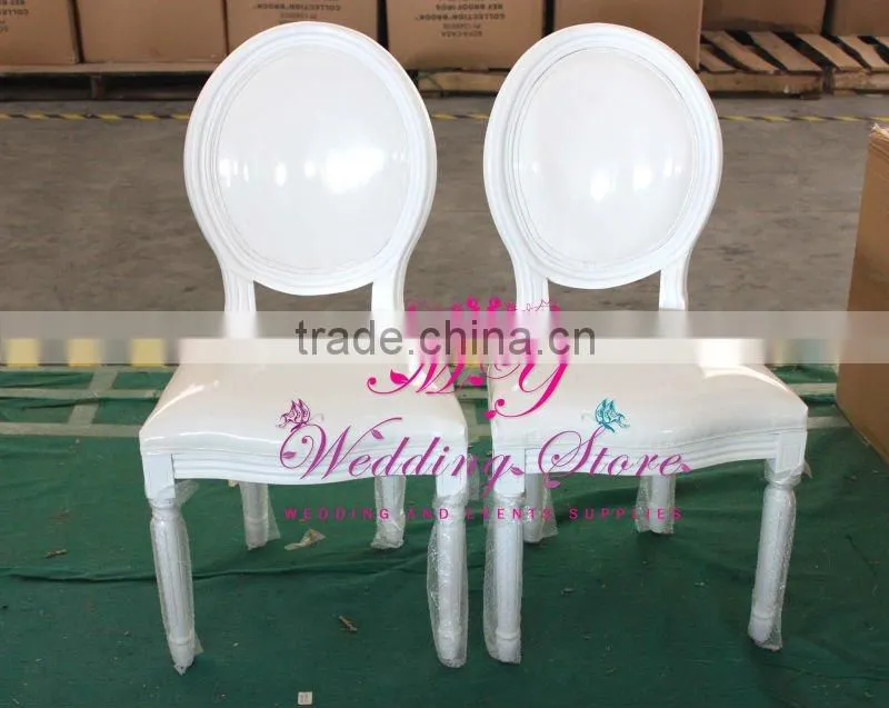 louis white wedding chairs