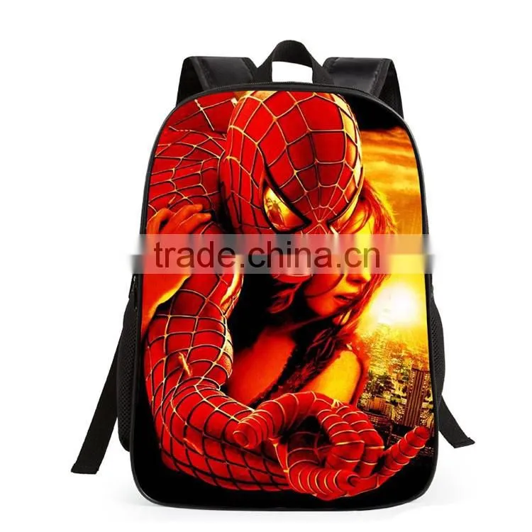 Stock offer cartoon picture school bag, new fashion cartoon school bag/ frozen school bag