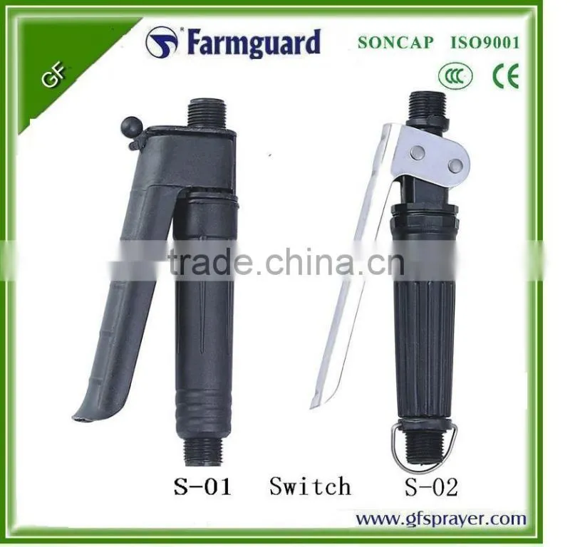 sprayer trigger,solor sprayer parts,nozzle sprayer,switch for sprayer use