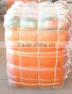 PP and PE mixed knitted plastic mesh bags with drawstring