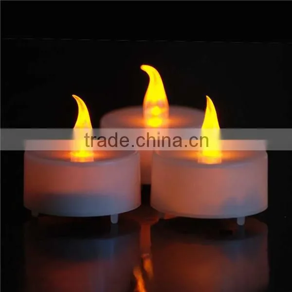 Battery Operated Flameless colorful LED Candle light for Wedding