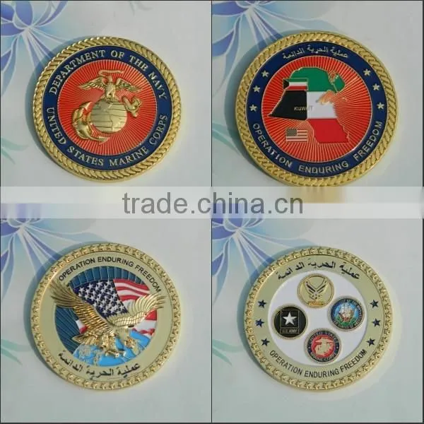Cheap custom challenge silver metal engraving coin blanks