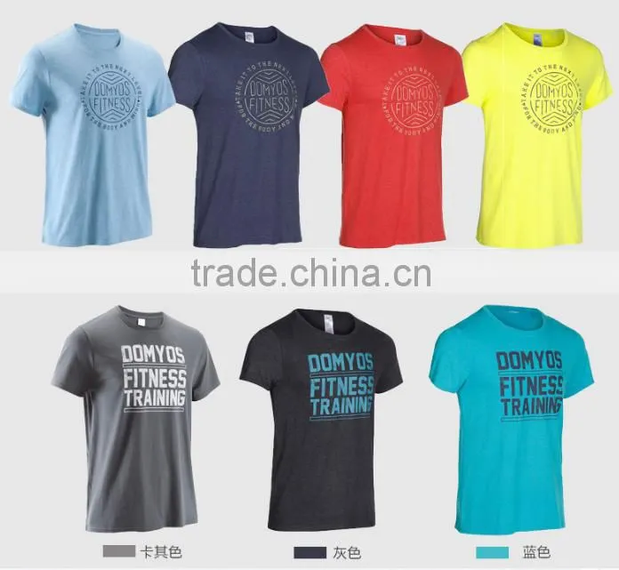 Mens Spring Summer Short Sleeve Running Shirt Lime