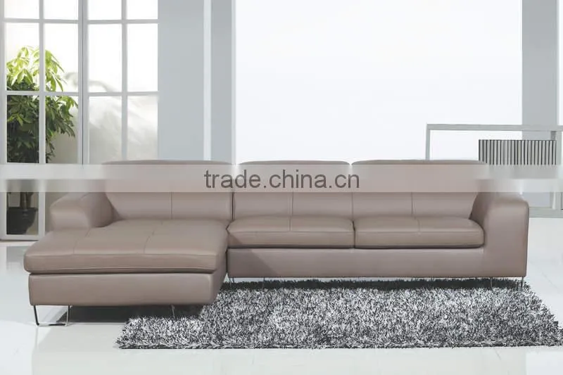 2016 singapore modern design metal frame corner sofa