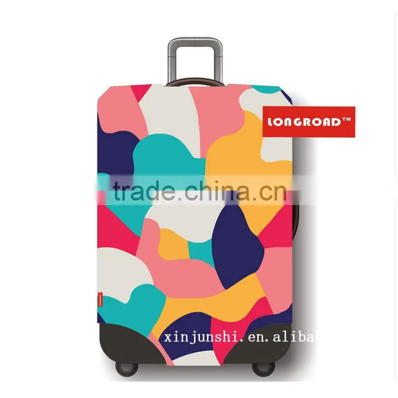 Stronger Elastic Neoprene Suitcase Pattern Luggage Protection Cover