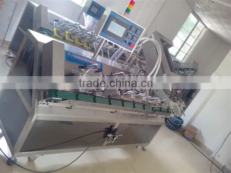 semi-automatic horizontal self suction filling machine for honey