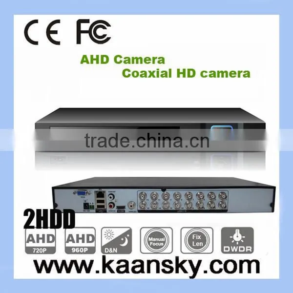 2015 New Technology hot sale H.264 P2P ahd dvr 8ch full hd support 2hdd ahd dvr