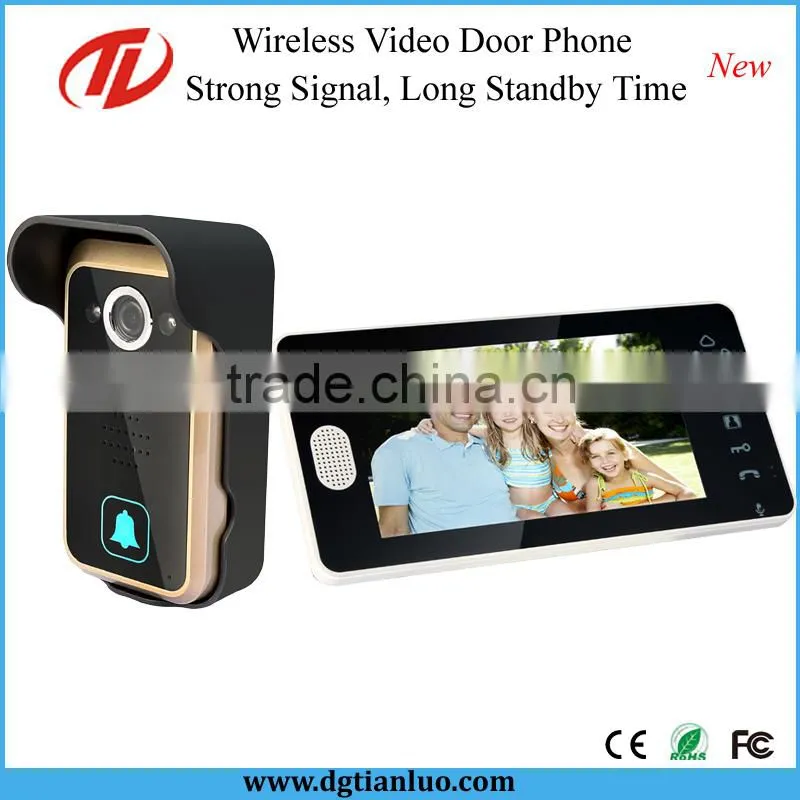 2.4G Wireless Video One Camera to Two Monitors Door Opening Device