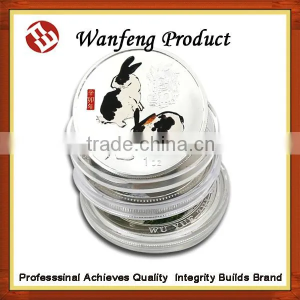 New Style Silver Plated Coins Animal Custom Silve Coins
