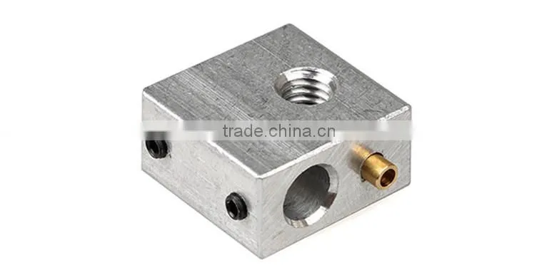 Concrete 3D Printer Makerbot heating aluminum block for MK8 3D Photo Printer