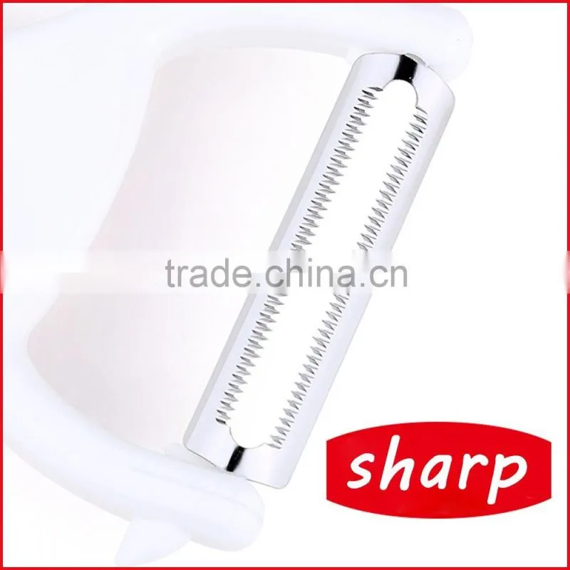 Multi purpose silicone fruit apple peeler