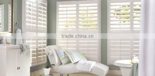 Paulownia wood timber shutter louver components
