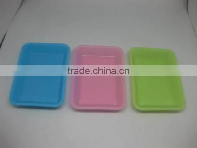 Square plastic serving tray