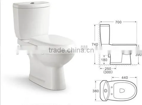 sanitary ware bathroom wc toilet ceramic washdown s trap p trap two piece toilet china supplier cheap toilet on sale Y802