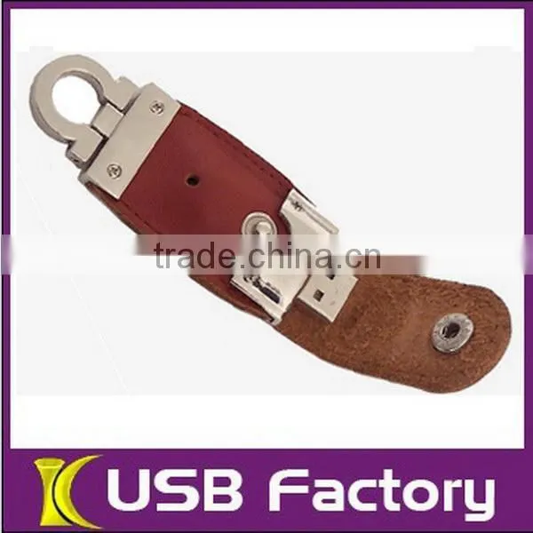 Newly design top quality usb leather bracelet