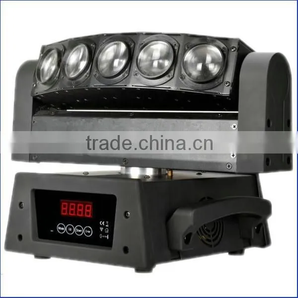 2015 New professional spider 5x10w led disco light for promotion