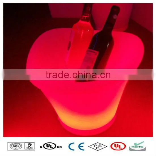 illuminous plastic led grey goose ice bucket