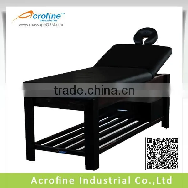 Acrofine stationary massage bed for massager