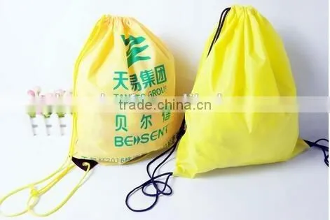 Customed nylon polyester drawstring bag