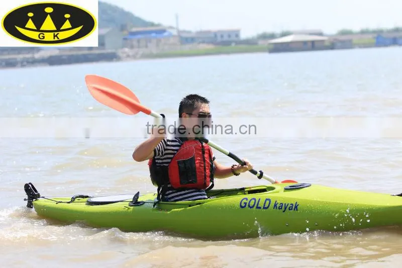 sit in kayak touring kayak with foot-rest and rudder professional kayak factory