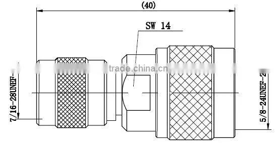 N MALE TO TNC MALE RF ADAPTOR