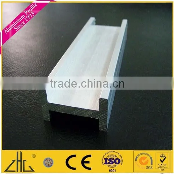 ZHL zhonglian aluminium U channel China Gold Supplier u shaped extrusion profile