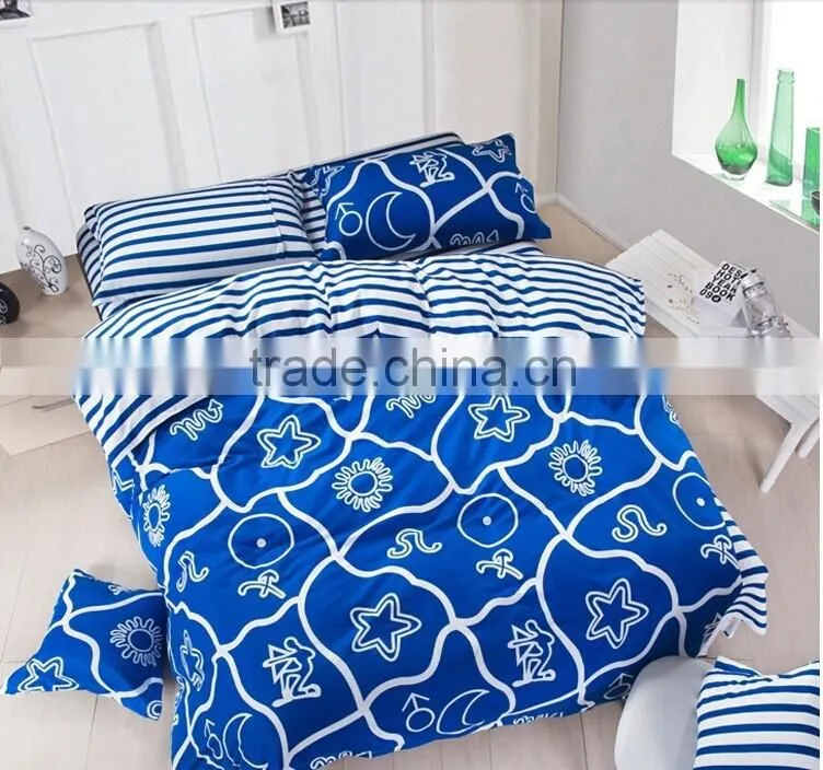 100% cotton luxury bedding sets British Style Royal feeling bedding set