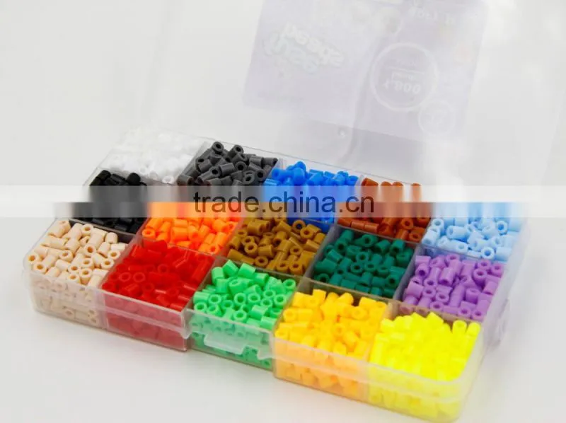 China wholesale plastic perler beads mixed fuse beads for kids toys