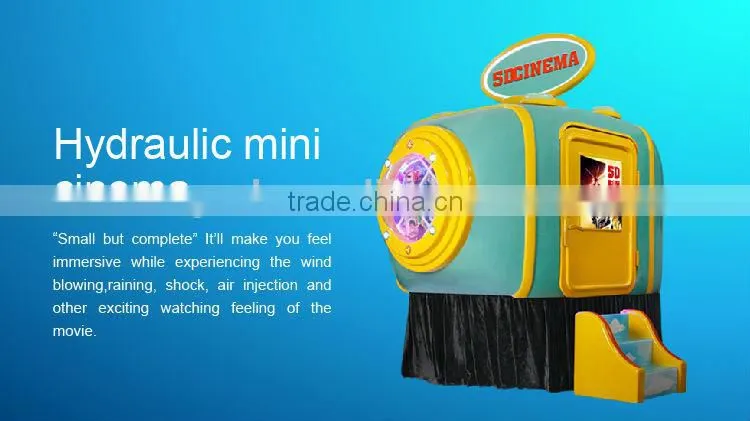 Lovely and attracitve 2-4 seats 5d mobile mini cinema