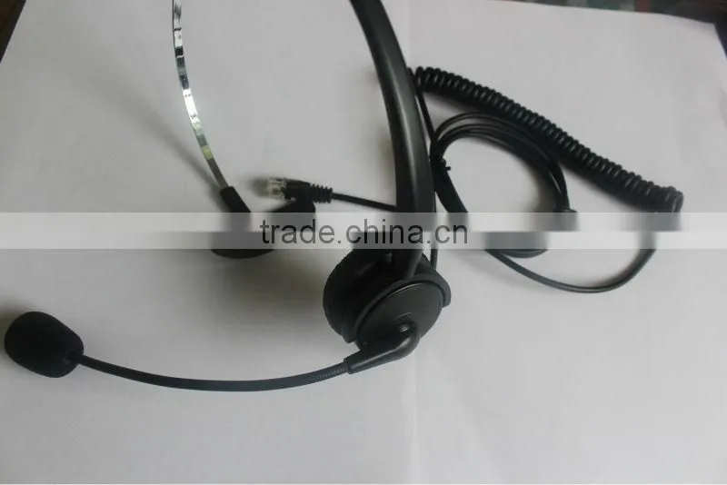 Professional call center headset with RJ11, QD optional(OEM/ODM)