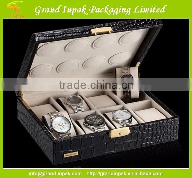 Unique luxury wooden watch storage packaging box