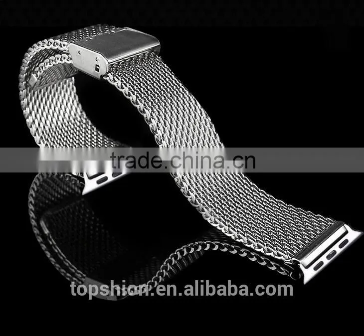 Luxury for iwatch stainless steel strap, luxury metal watch band for apple iwatch
