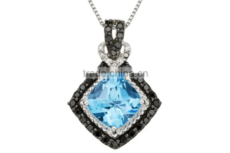 hot sales solid silver pendant necklace pure silver jewelry charm