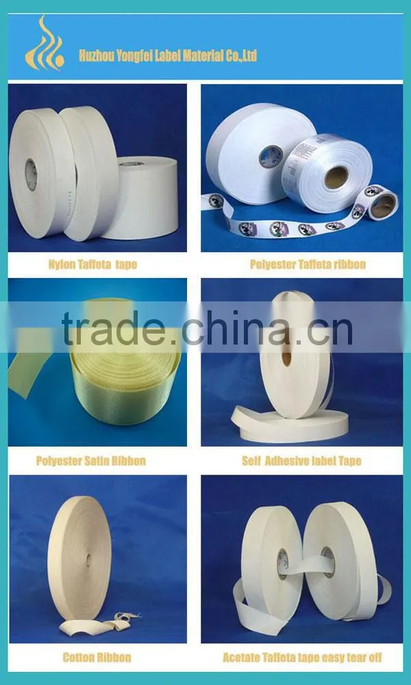 Nylon Taffeta White Nylon Ribbon