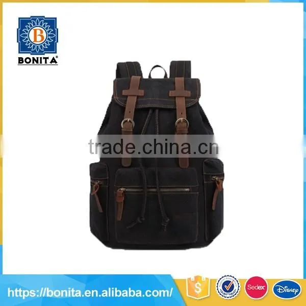 Daypack canvas Travel Backpack College canvas backpack