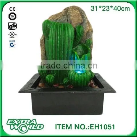 artificial rock fountains / stone waterfall / cactus rock fountains