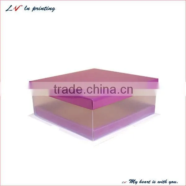 Clear pvc box, pvc packaging box