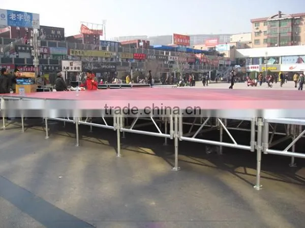 Suitable for mobile performance cheap portable aluminium mobile stage