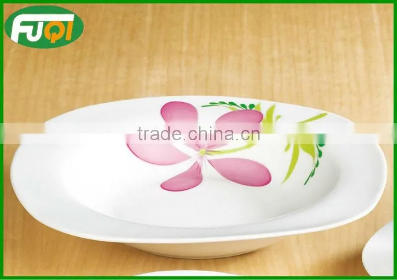 20pcs square fine ceramic dinnerware