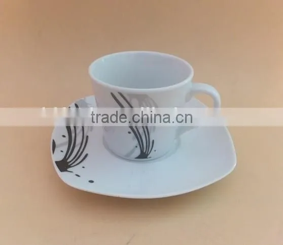 200cc simple coffee and tea set coffee set porcelain tea cup sets stock