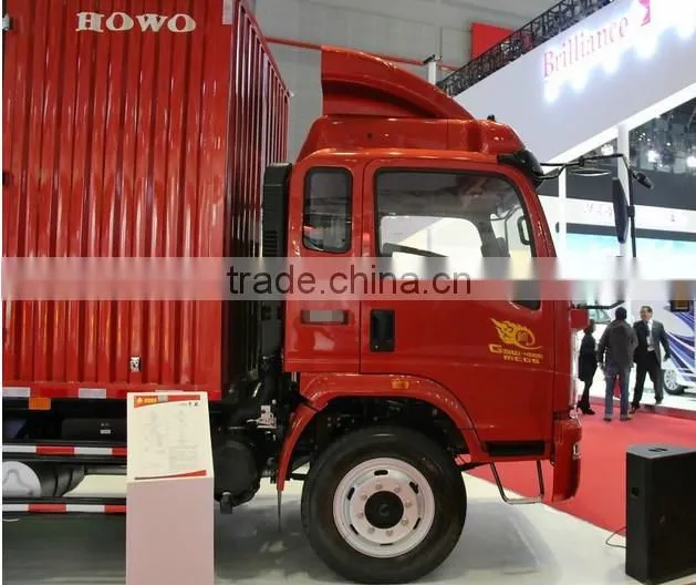 Sinotruk 160 HP EURO4 HOWO Van TRUCK/cargo truck FOR SALE