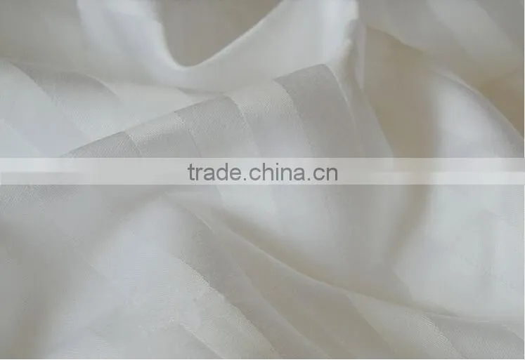 luxury cotton 1cm stripe hotel bedlinens